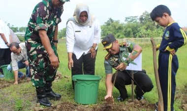 Hijaukan Tasik, Selamatkan Masa Depan — Dandim 0612/Tasikmalaya Pimpin Gerakan Tanam Pohon Serentak